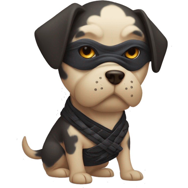 Dog ninja emoji