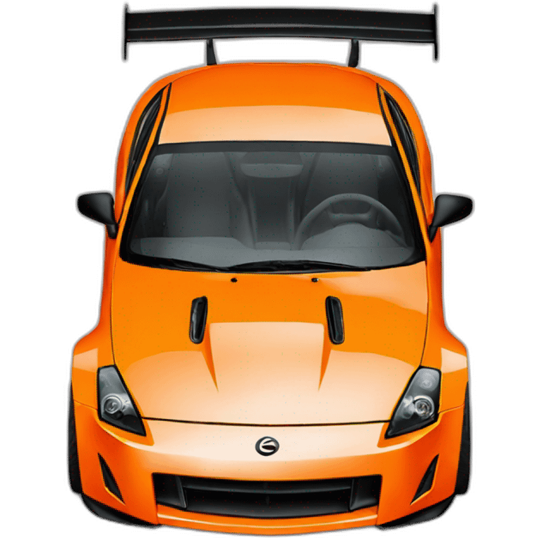 350z drift tuning orange emoji