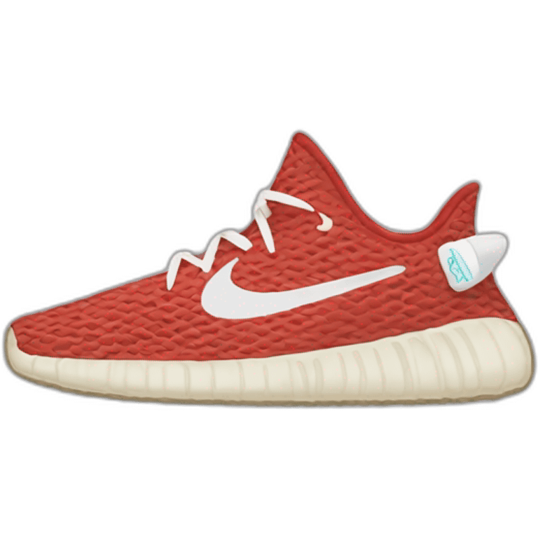 Nike Yeezys  emoji