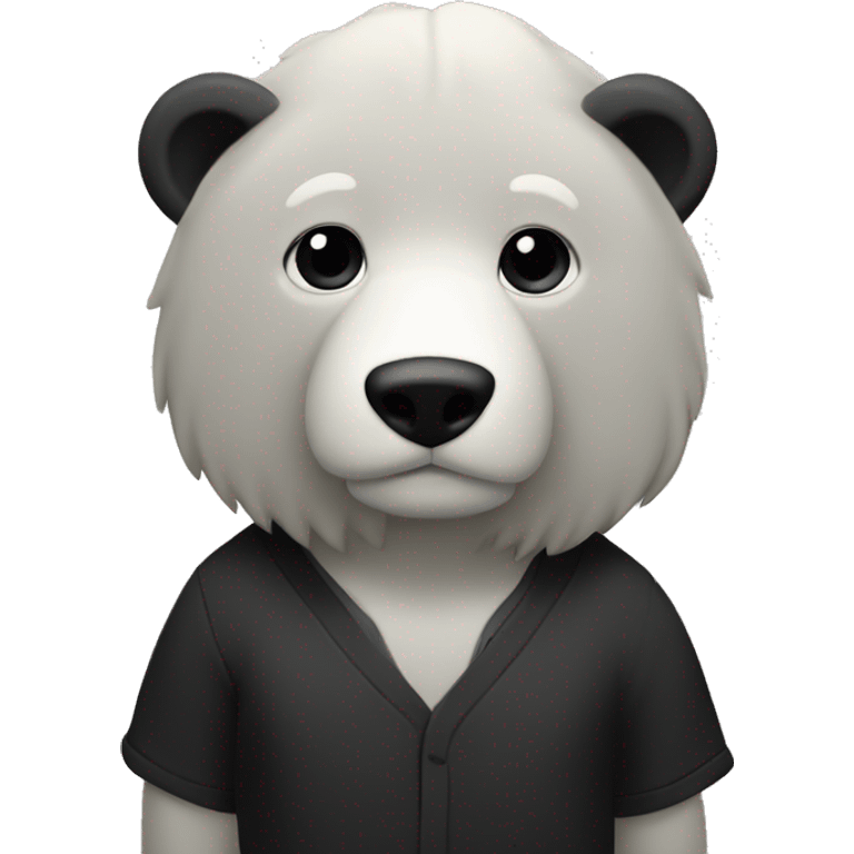 Oso blanco y negro  emoji