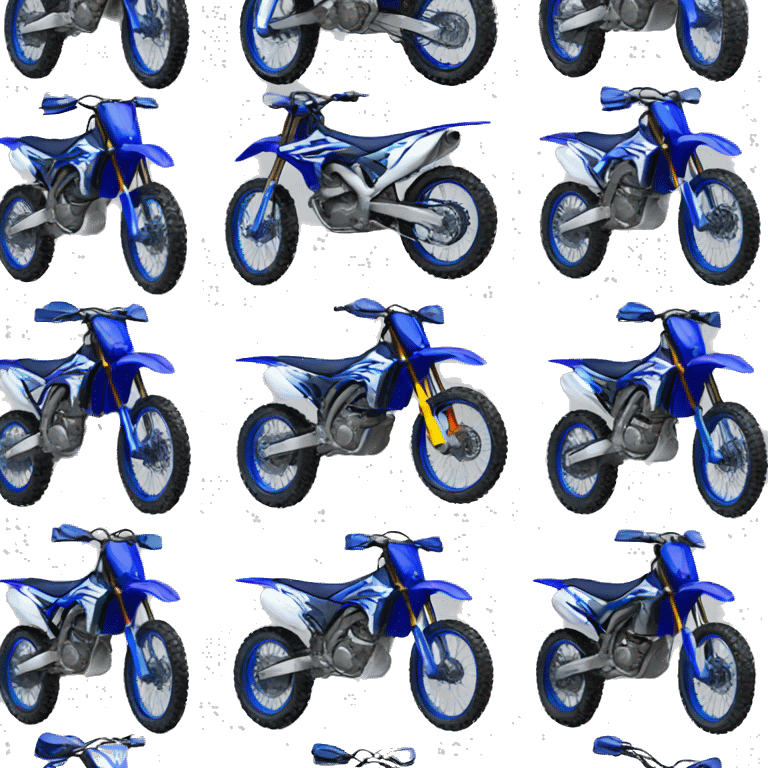 Moto yz azul emoji