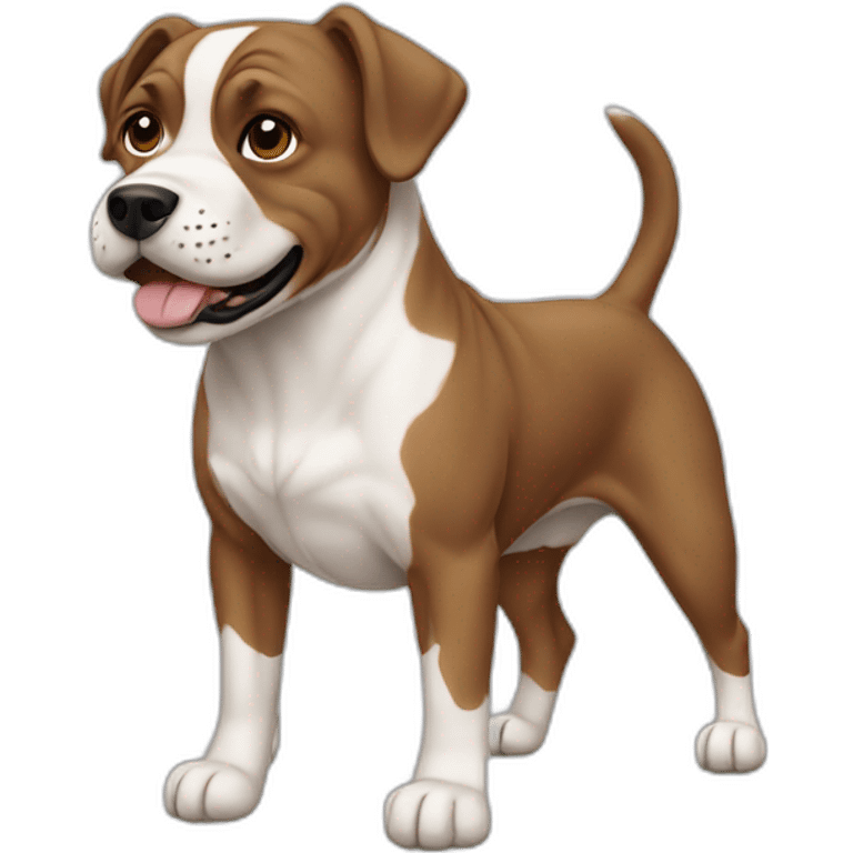 Staffordshire dog emoji