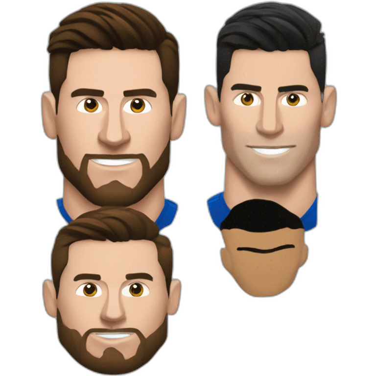 Messi vs cr7 emoji