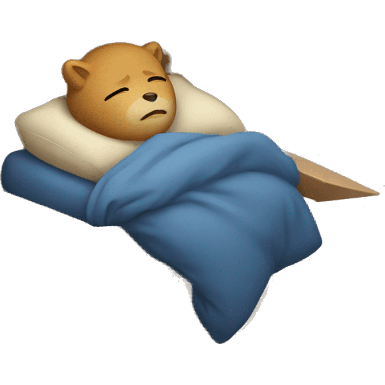 Sleeping in box emoji