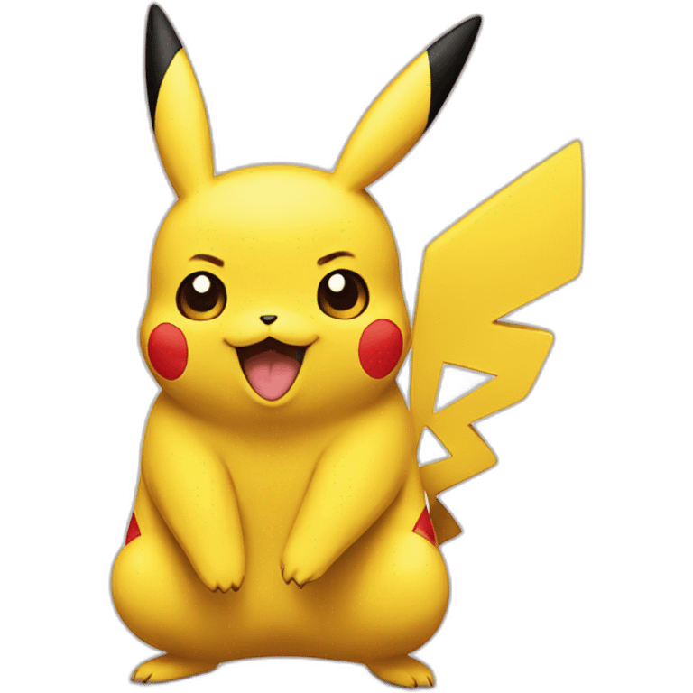 Pikachu en y emoji