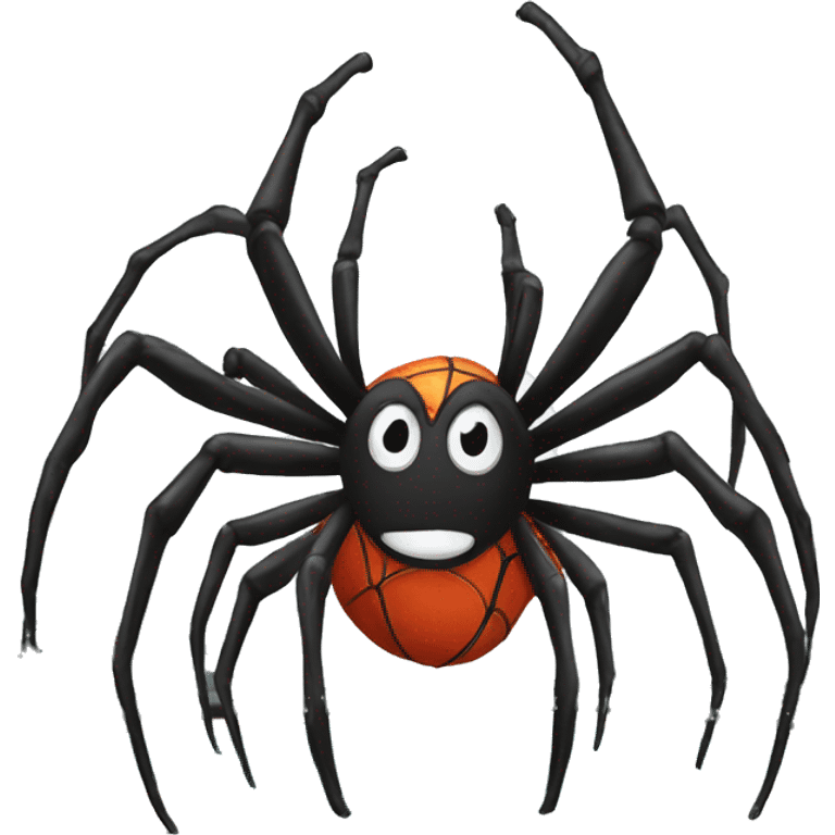 Strong spider in gym emoji