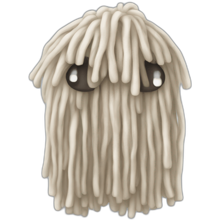 mop with face emoji