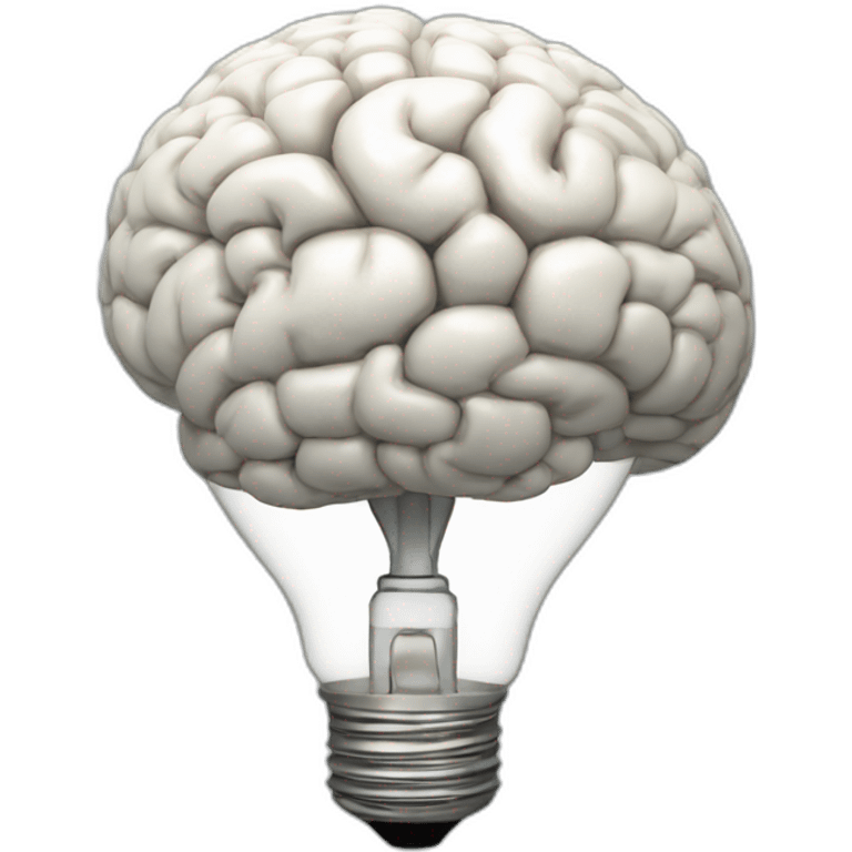 brain light bulb emoji