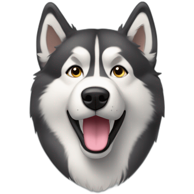 Alaskin malamute emoji