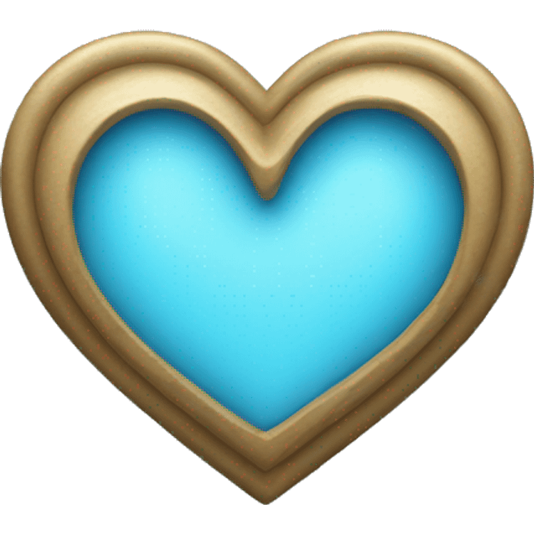 Light blue heart  emoji