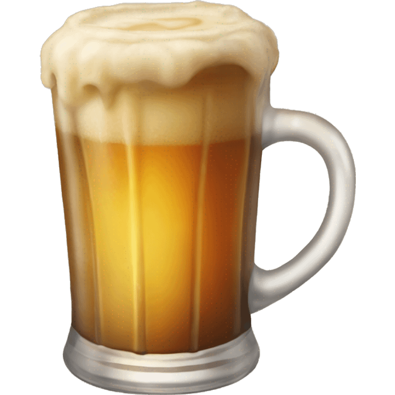 A glass of Butterbeer emoji