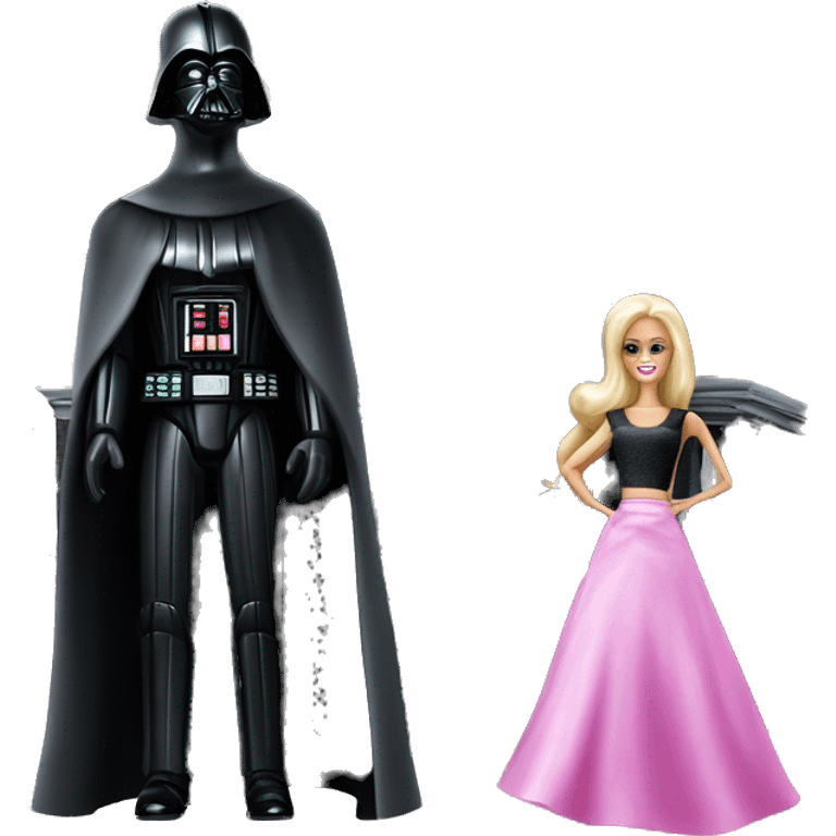 Darth Vader and Barbie’s very dusty old disturbing disgusting ghostly haunted horror dream house mansion  emoji