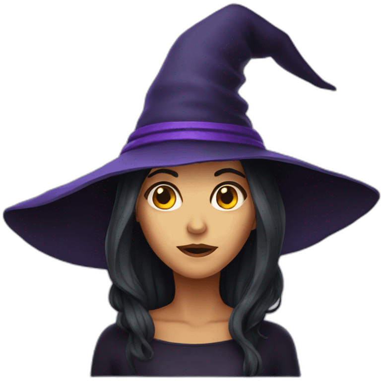 Witch head emoji