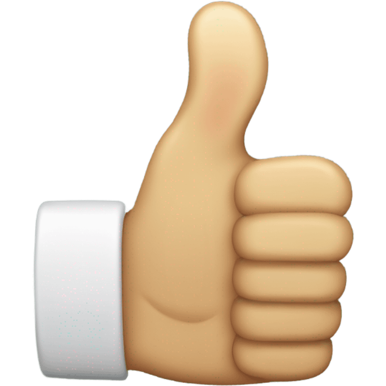 Reversed Thumbs Up Sign emoji