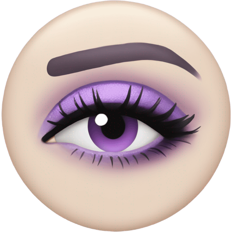 eyeshadow box pastel purple  emoji