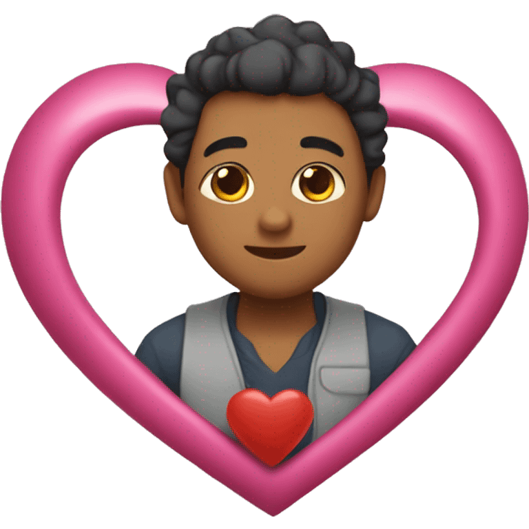 Corazón sonrojado  emoji