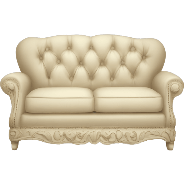 bourdaux sofa vanilla emoji