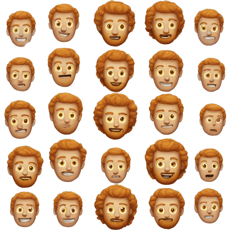 Ginger man  emoji