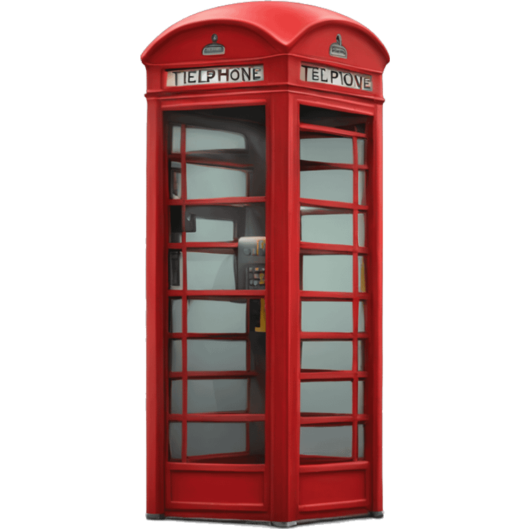  red telephone booth emoji