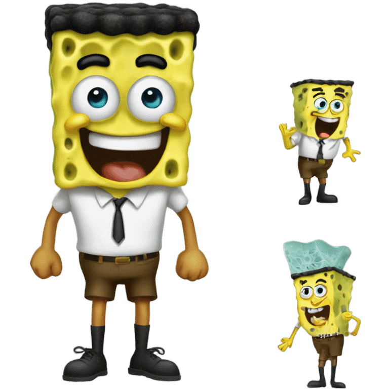 African American SpongeBob emoji