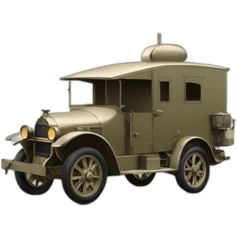 1920s Armored Car emoji