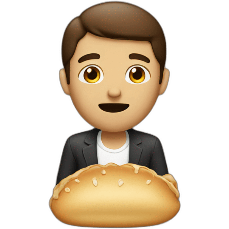 Men-eating-brown emoji