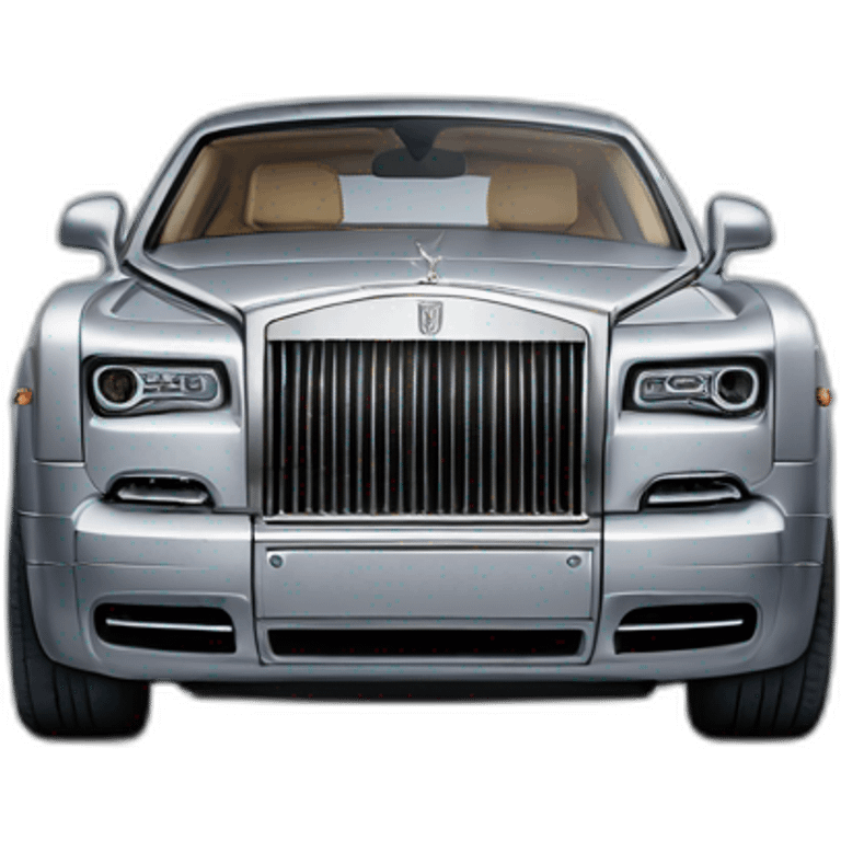 rolls royce phantom silver emoji