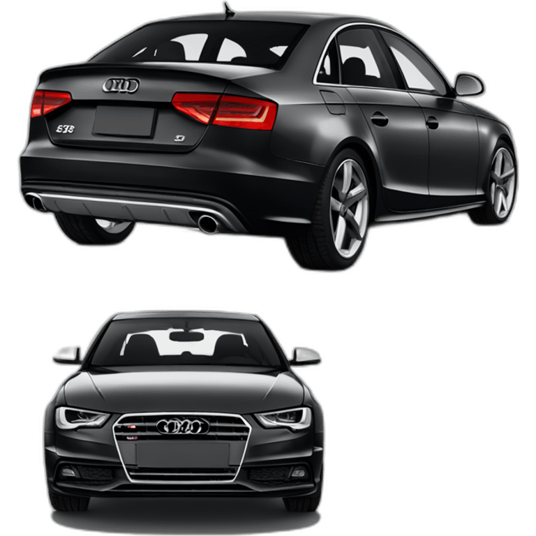 Audi s4 B8.5 black emoji