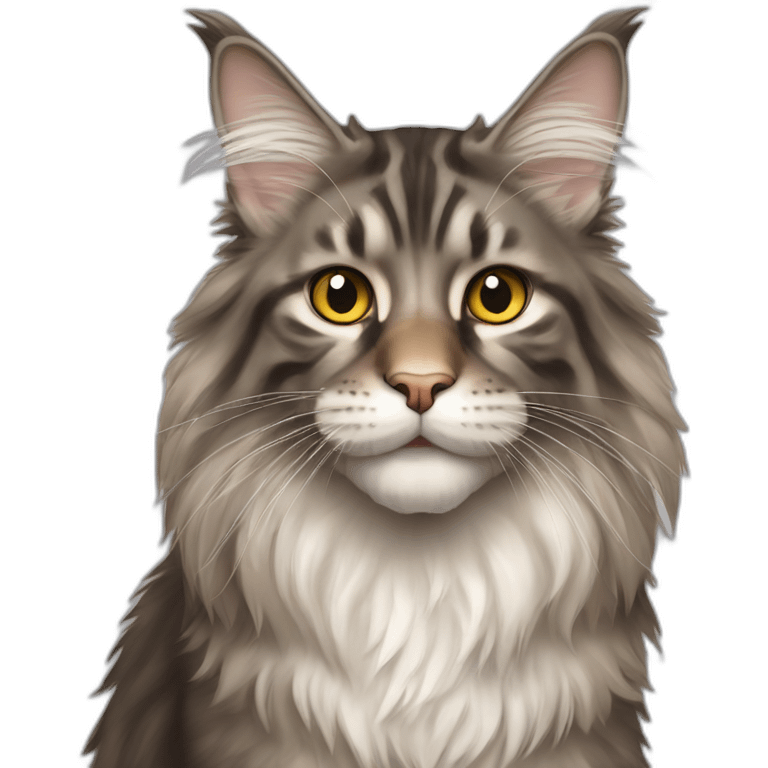 Maine coon cat emoji