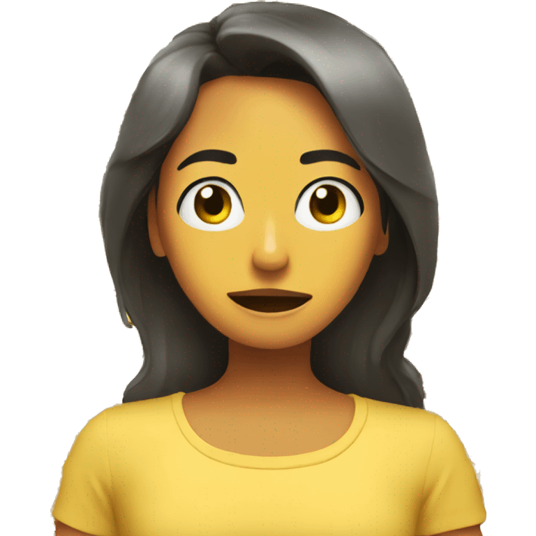 chica durmiendo  emoji