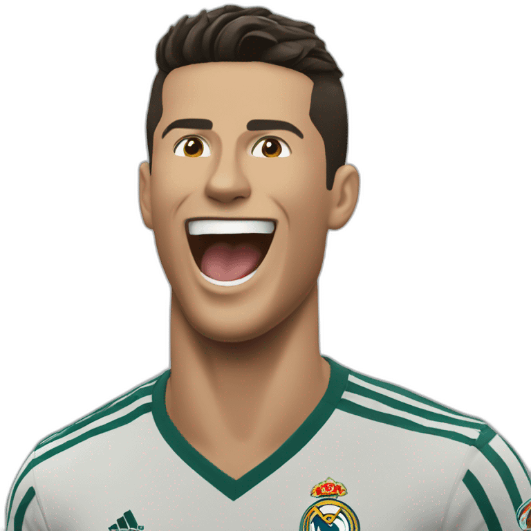 Cristiano Ronaldo célébration emoji