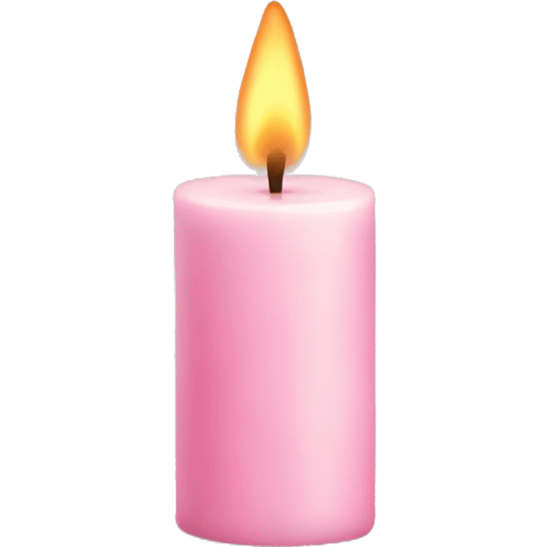 light pink candle emoji