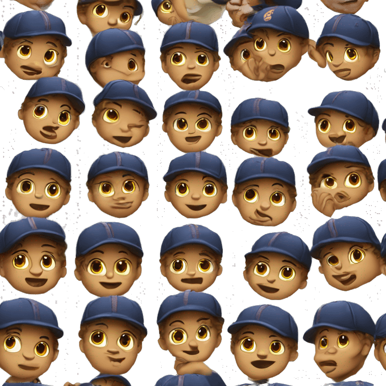 BABYFACED KID WITH BASEBALLHAT emoji