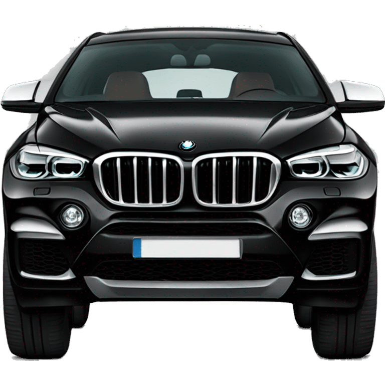 Black BMW X6 2022 emoji