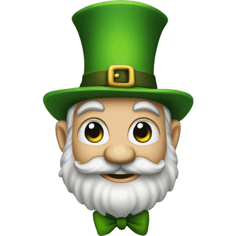 Leprechaun on a plan emoji