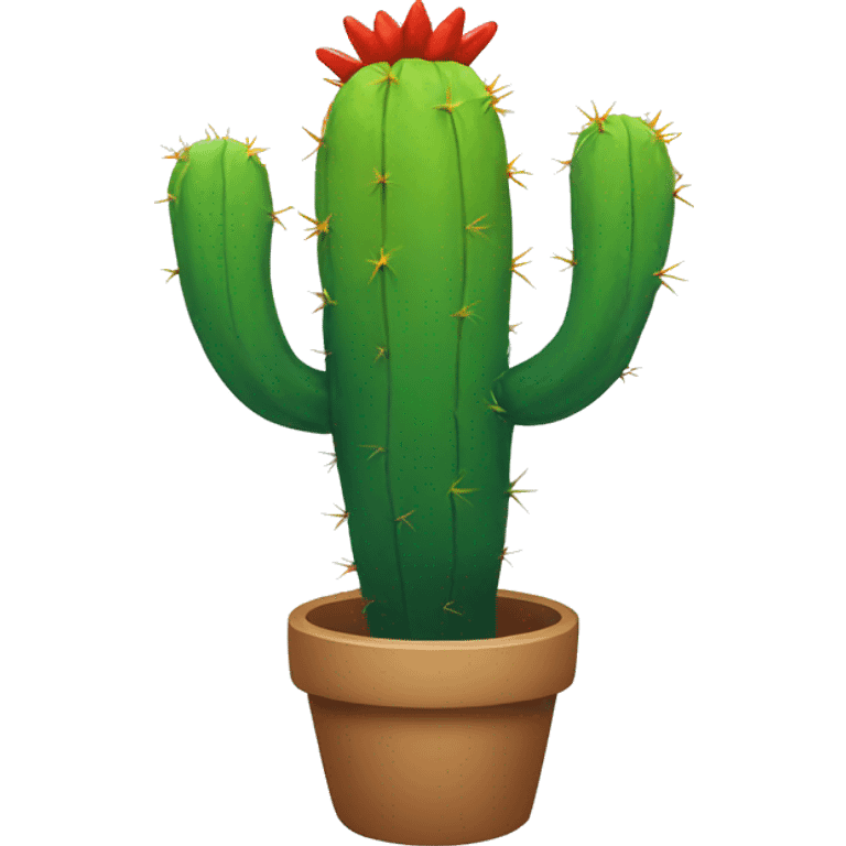 rainbow cactus emoji