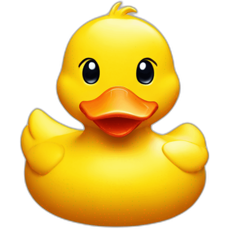 happy rubber duck emoji