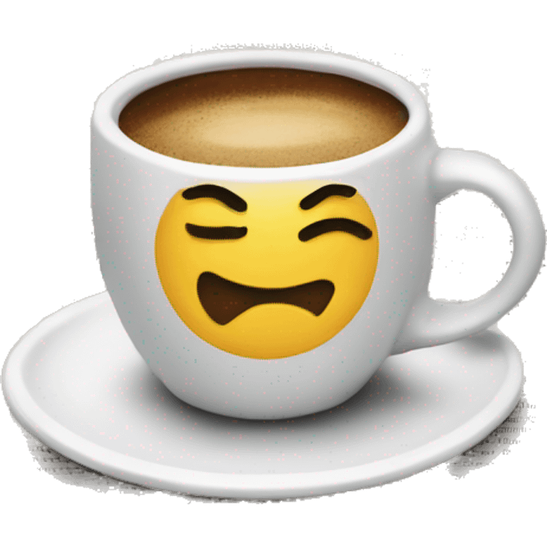 Newspaper and  coffee emoji