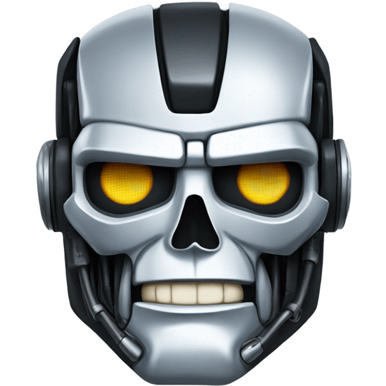 terminator Robot face Smile emoji