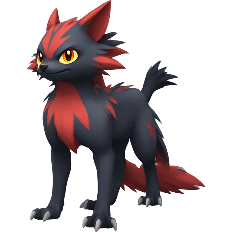 Nargacuga-Litten-Zoroark full body emoji