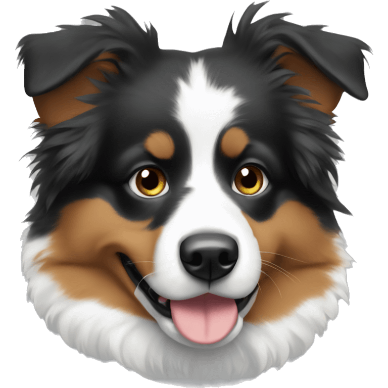 Chubby mini Aussie emoji