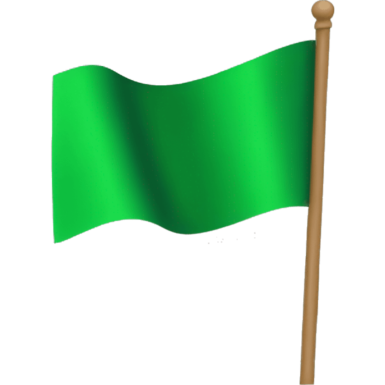 Green flag emoji