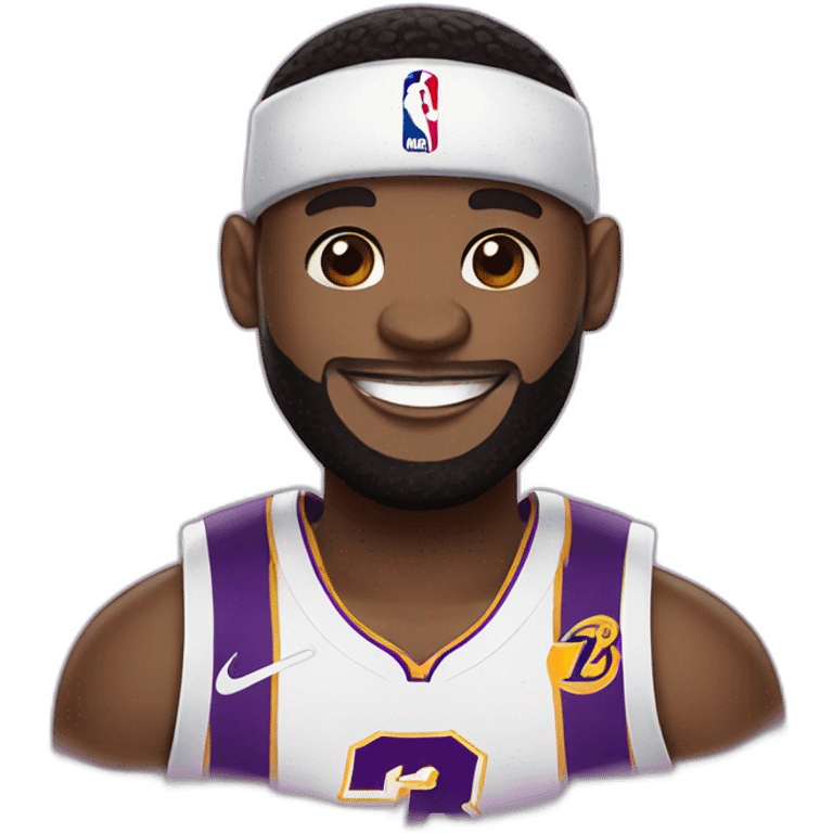 Lebron James kawaii emoji