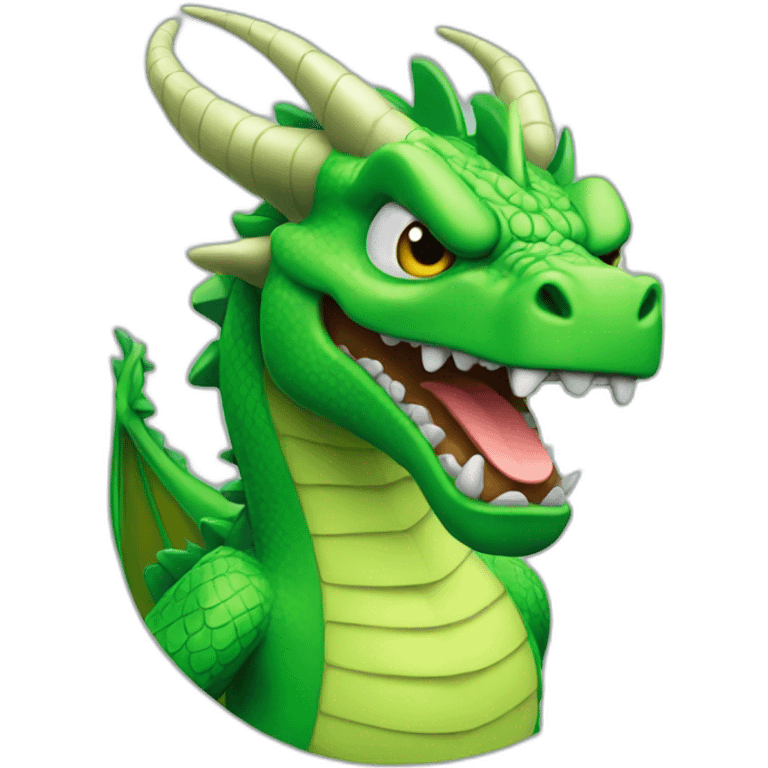 Angry Green Dragon emoji