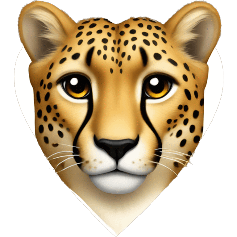 cheetah heart emoji