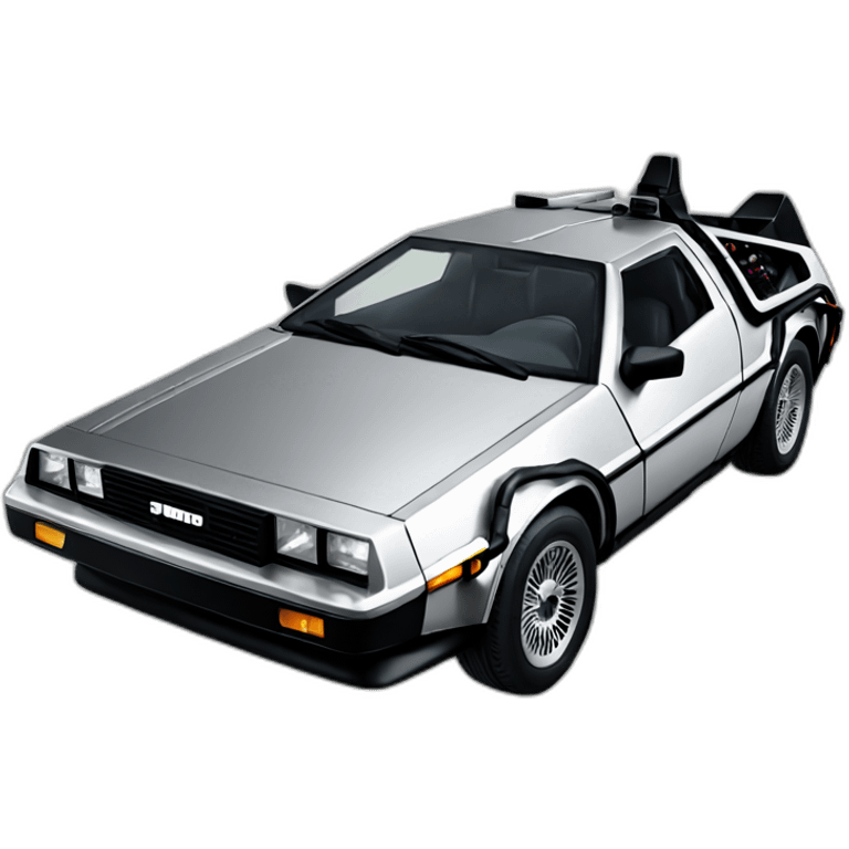 delorean emoji