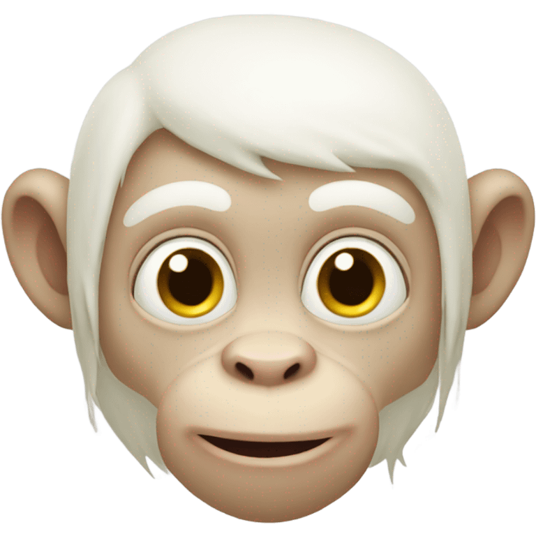 A albino monkey  emoji