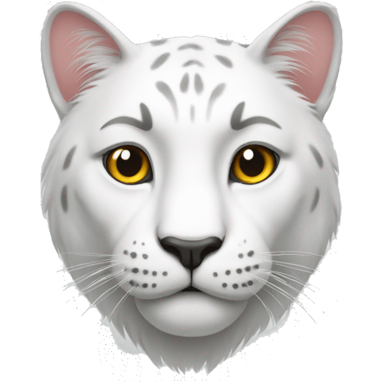 White big cat emoji