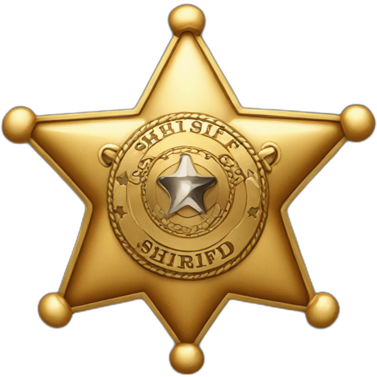 sheriff badge emoji