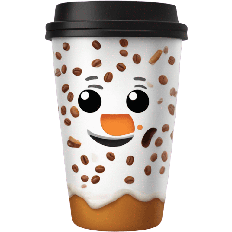 Dunkin coffee tumbler emoji